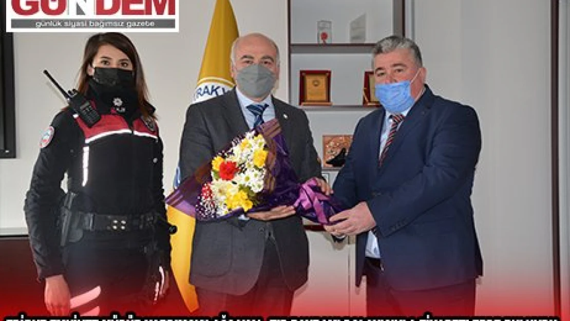 EDİRNE EMNİYET MÜDÜR YARDIMCISI AĞSAKAL, TIP BAYRAMI DOLAYISIYLA ZİYARETLERDE BULUNDU