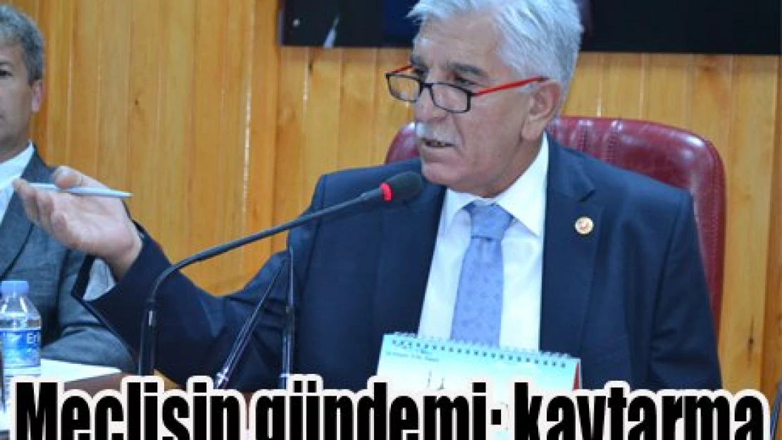 Meclisin gündemi kaytarma