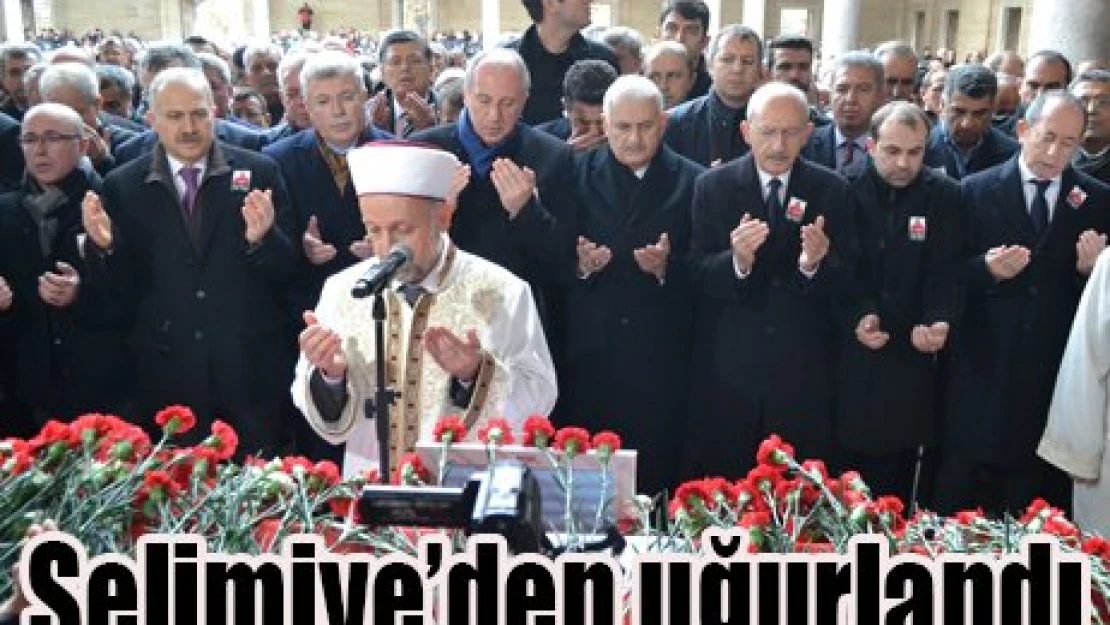 Bircan, Selimiye'den uğurlandı