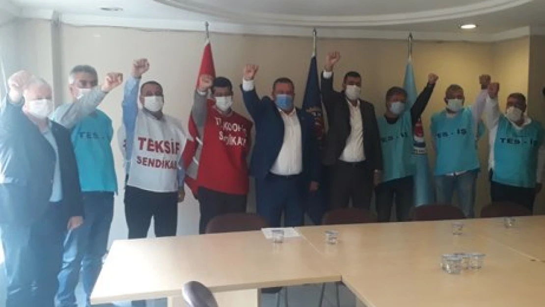 TES-İŞ'ten ilk eylem