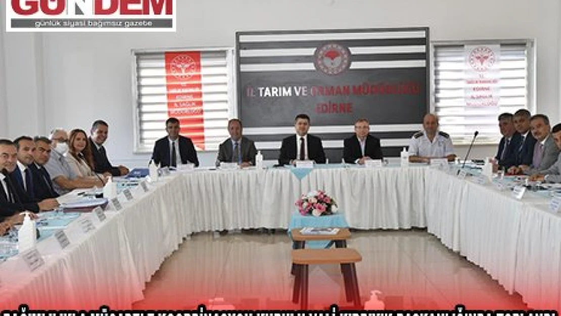             BAĞIMLILIKLA MÜCADELE KOORDİNASYON KURULU VALİ KIRBIYIK BAŞKANLIĞINDA TOPLANDI
