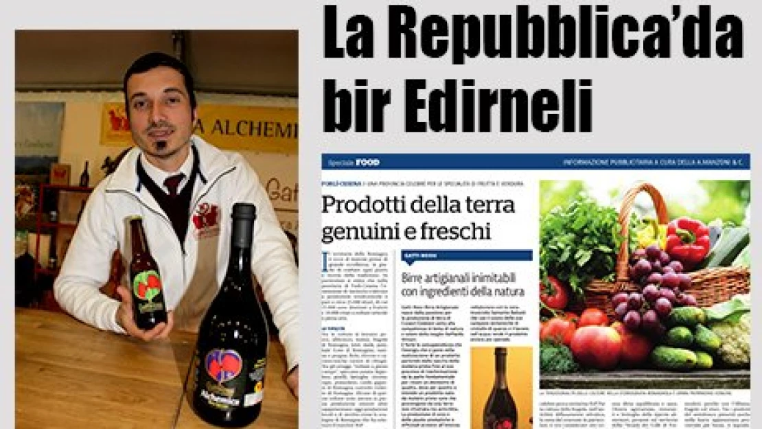La Repubblica'da bir Edirneli