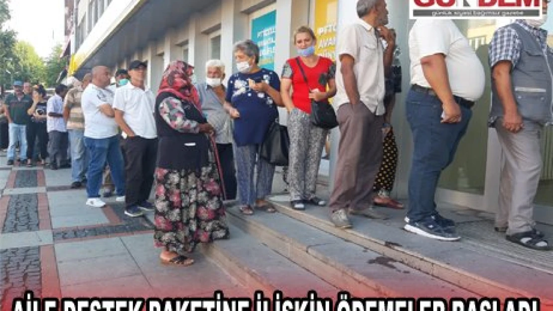 Aile Destek Paketine ilişkin ödemeler başladı