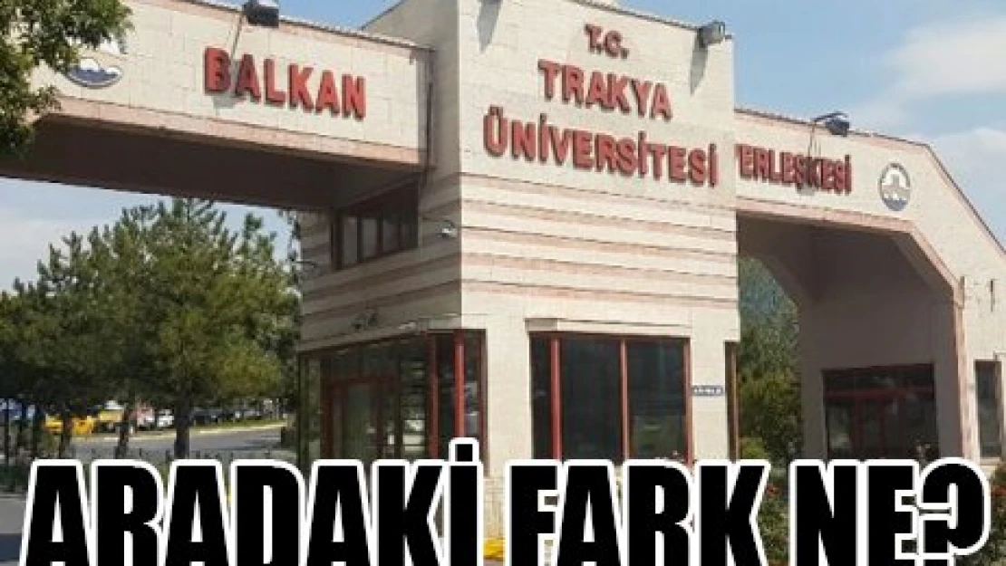 ARADAKİ FARK NE?