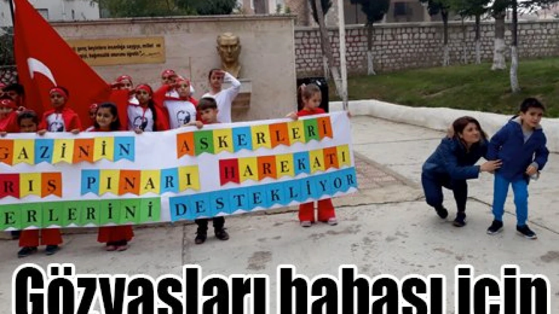 Gözyaşları babası için