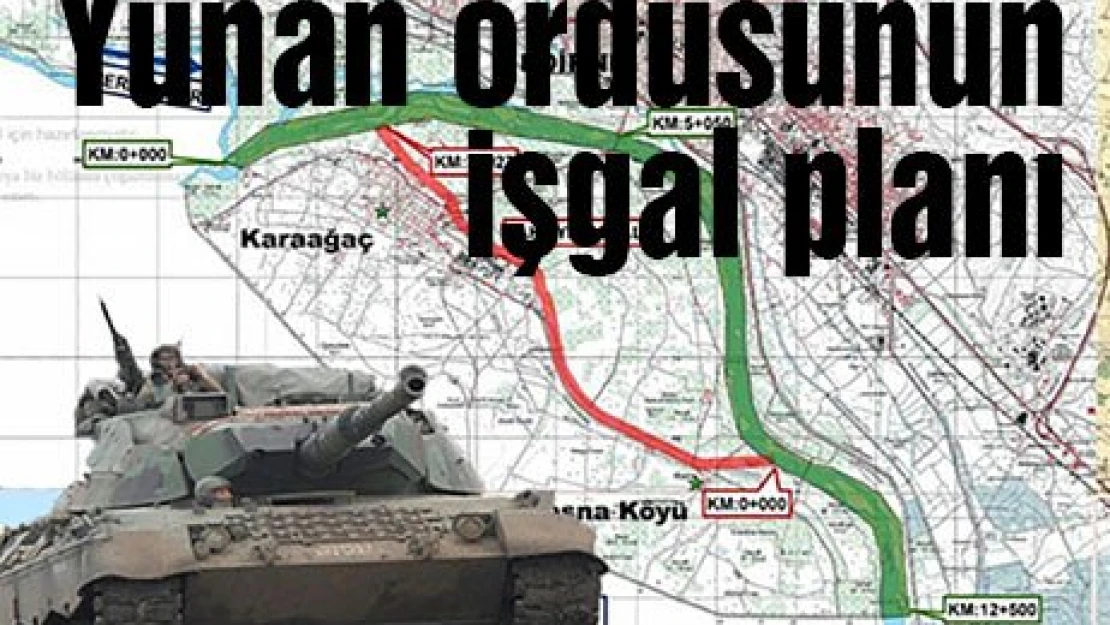 Yunan ordusunun işgal planı