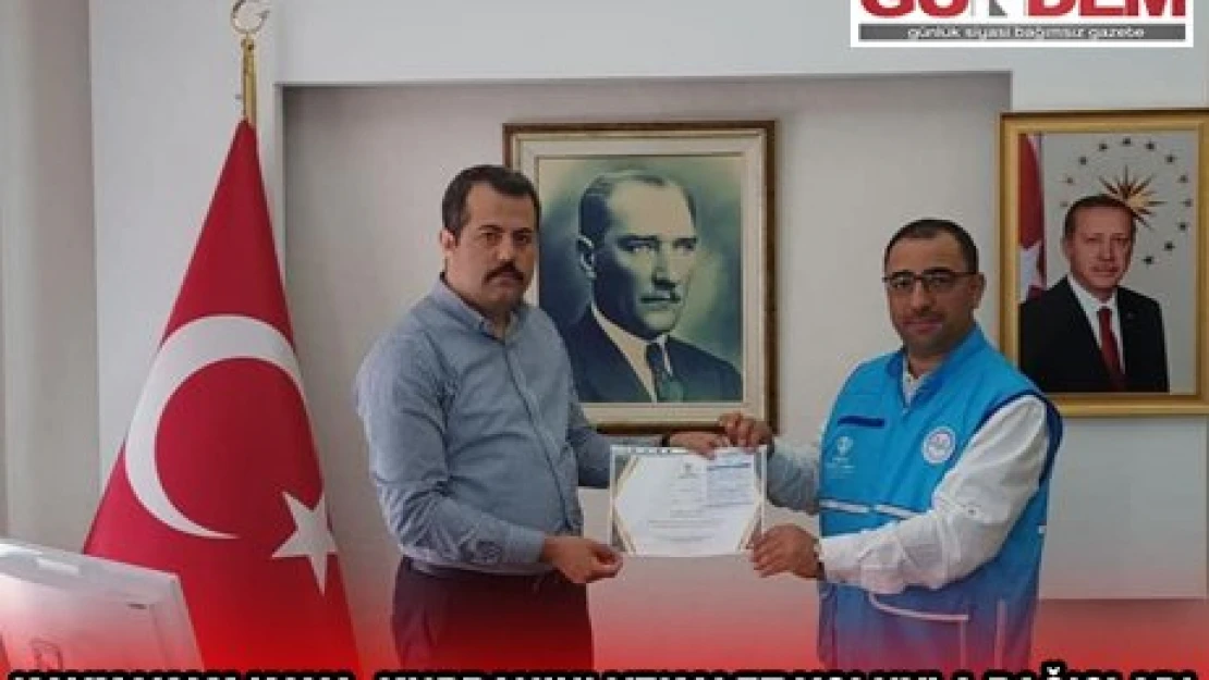KAYMAKAM KAYA, KURBANINI VEKALET YOLUYLA BAĞIŞLADI