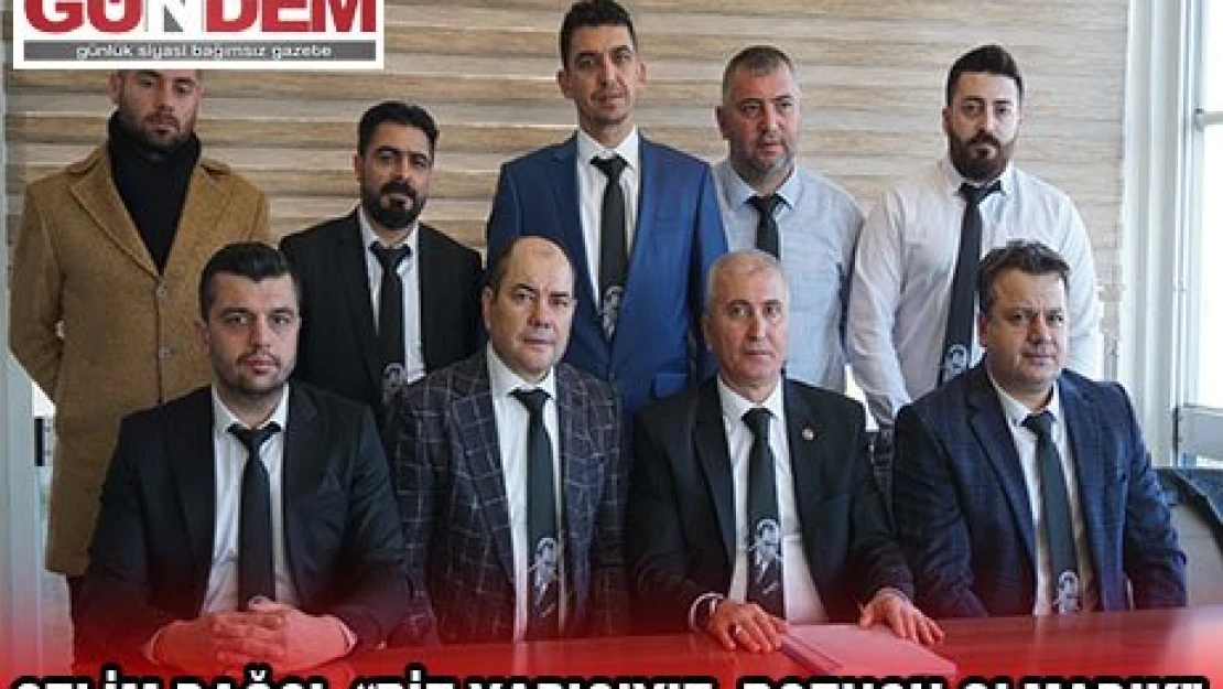 SELİM DAĞCI, 'BİZ YAPICIYIZ, BOZUCU OLMADIK'