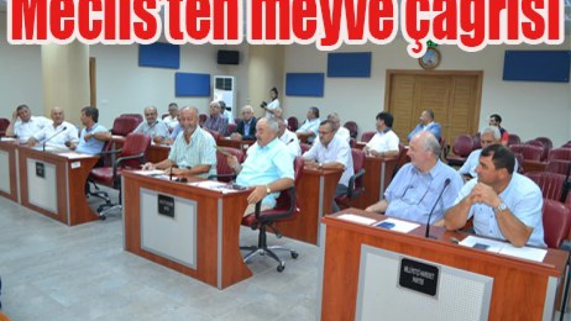 Meclis'ten meyve çağrısı