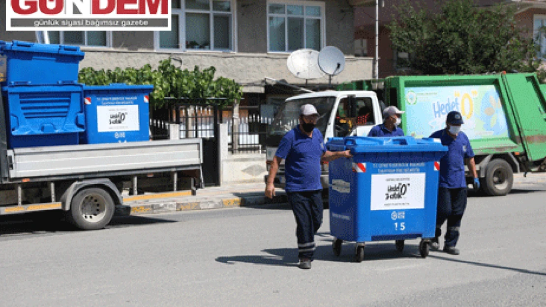 Kapaklı ilçesine 'Sıfır Atık' Projesi kapsamında atıkların toplanması için konteynerler yerleştirildi