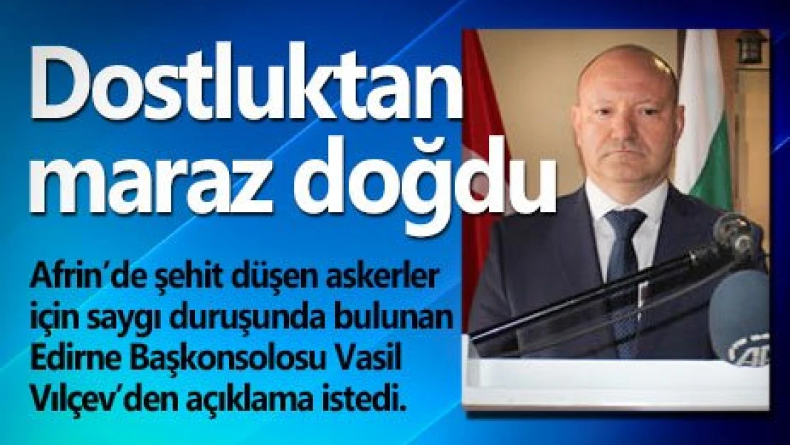 Dostluktan maraz doğdu