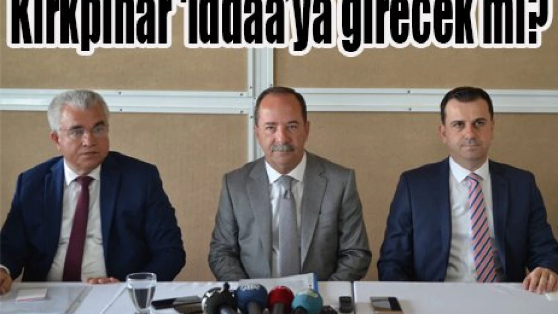 Kırkpınar iddaa'ya girecek mi?