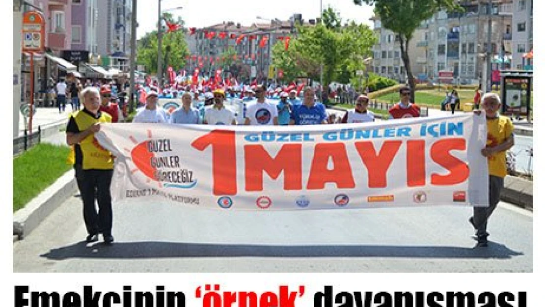 Emekçinin '˜örnek' dayanışması