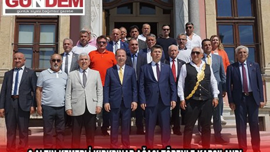 3 ALTIN KEMERLİ KIRKPINAR AĞASI TÖRENLE KARŞILANDI