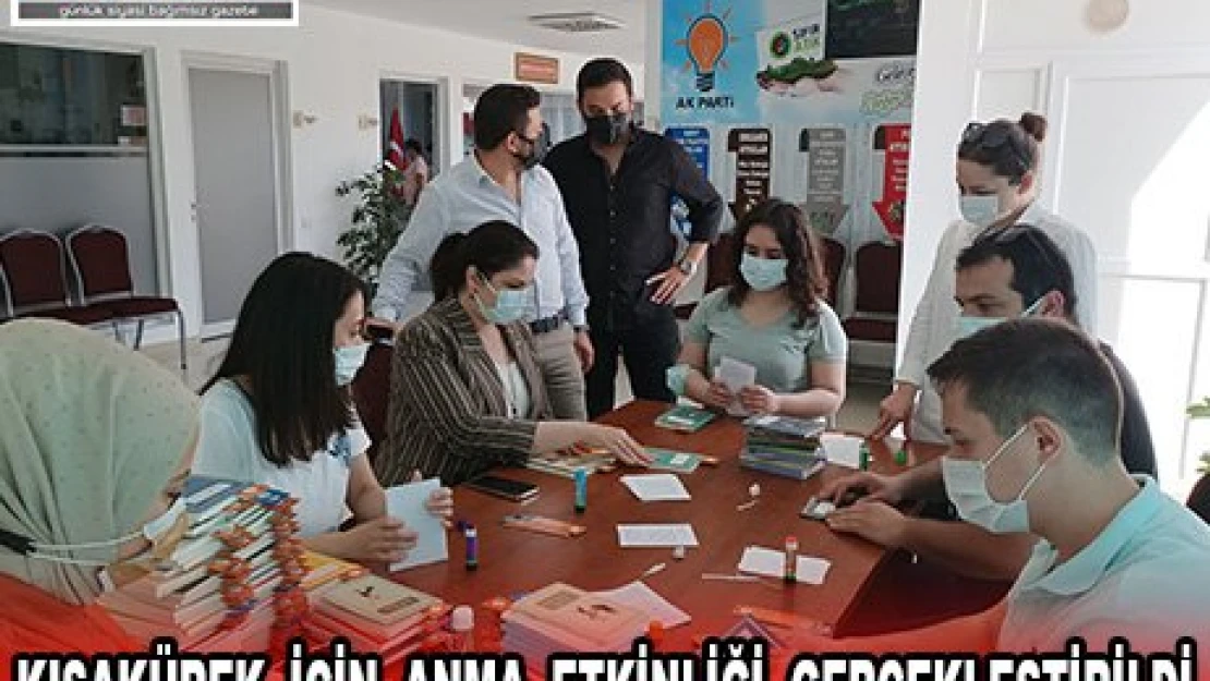 Kısakürek için 81 ilde eş zamanlı anma etkinliği gerçekleştirildi