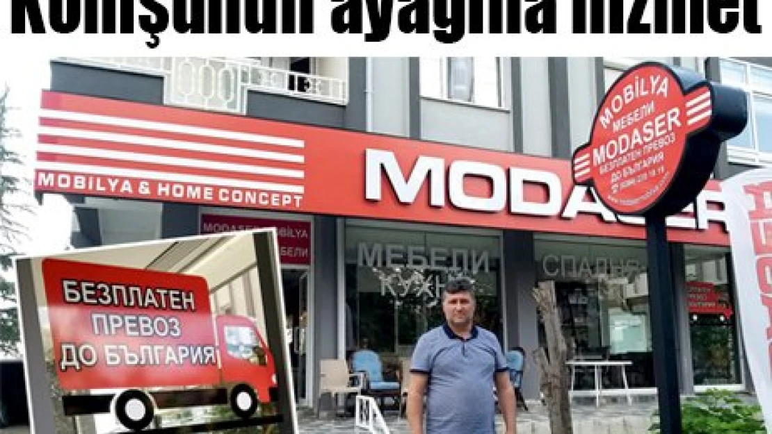 Komşunun ayağına hizmet