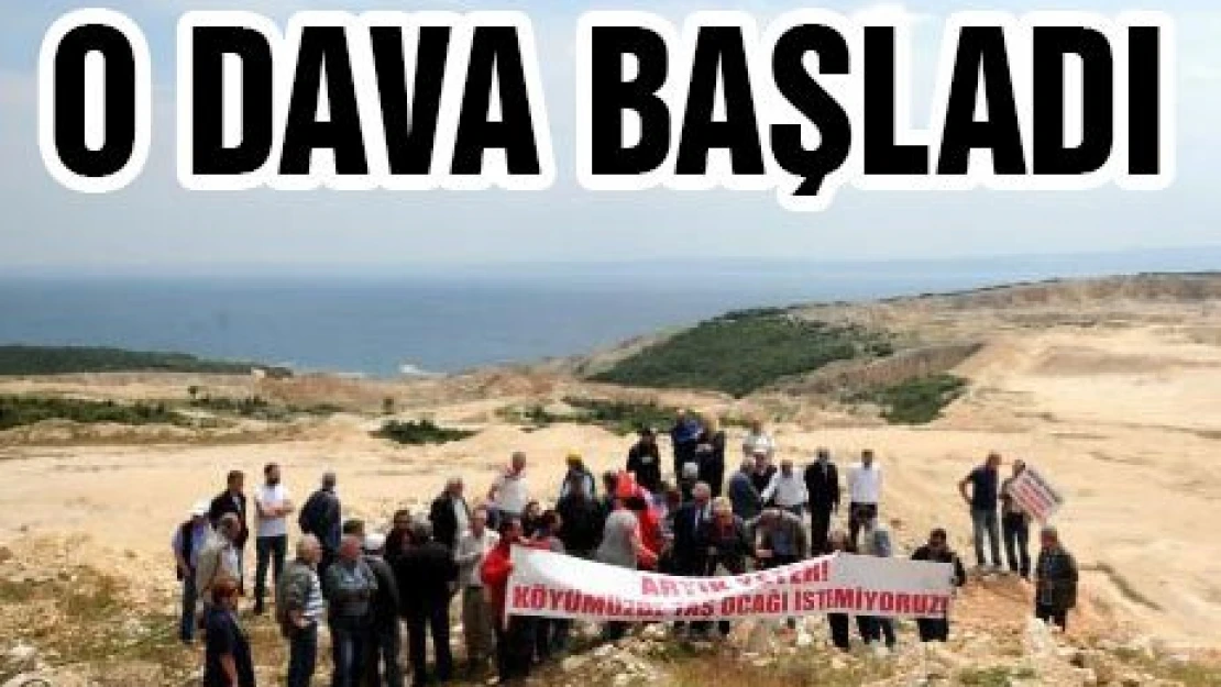 O dava başladı