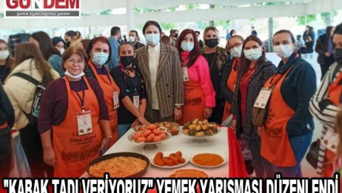 Karaağaç Kabak Festivali'nde yemek yarışması düzenlendi