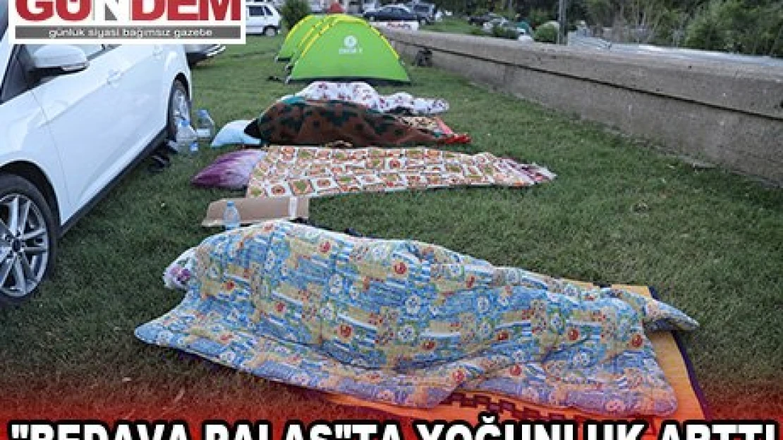 'BEDAVA PALAS'TA YOĞUNLUK ARTTI
