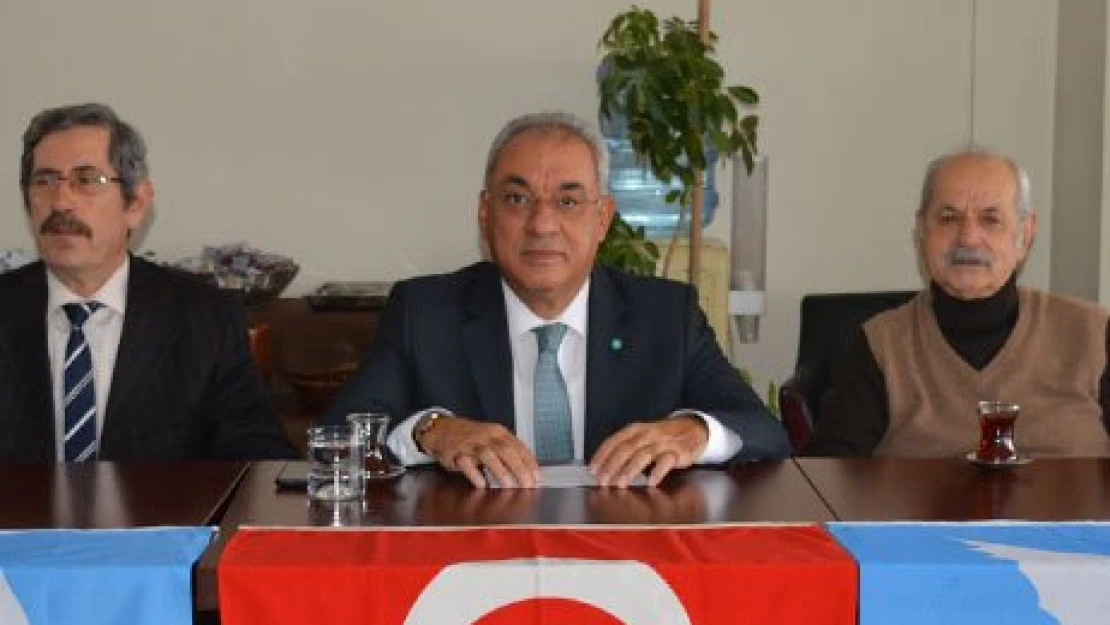 DSP Genel Başkanı Aksakal Kırklareli'nde