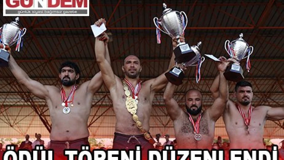 Ödül töreni düzenlendi