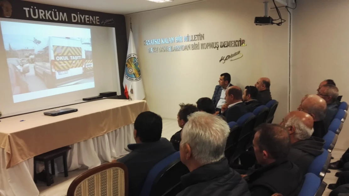Şoförlere güvenlik toplantısı