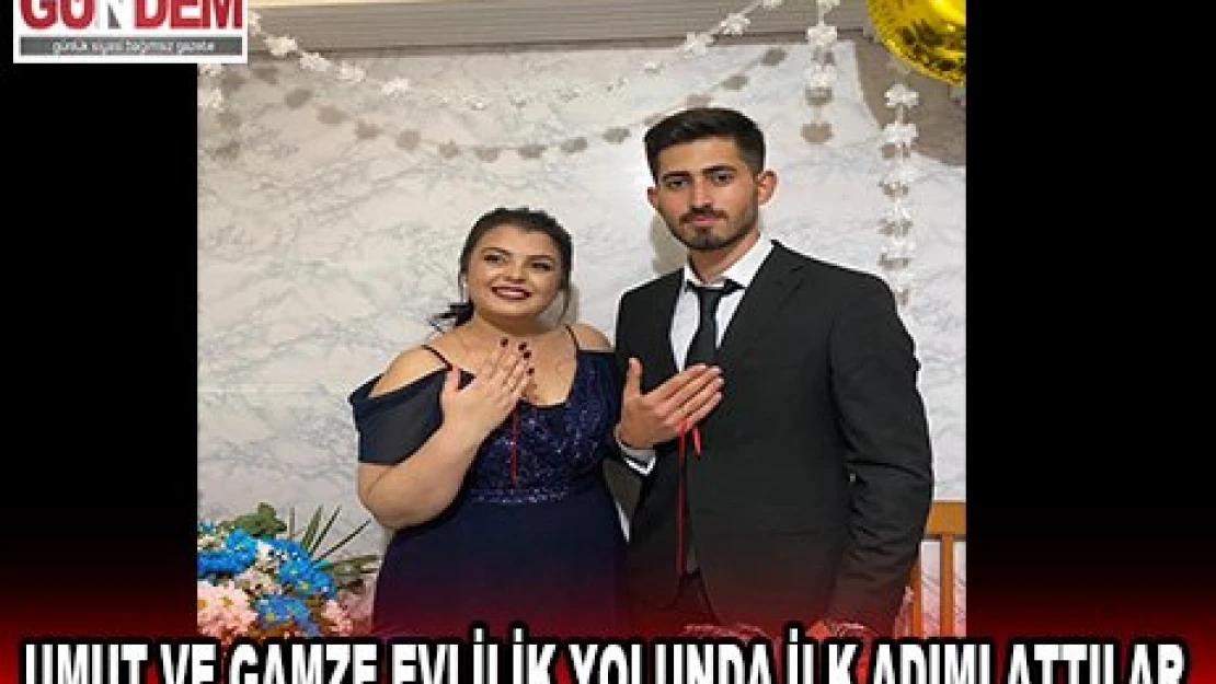 Umut ve Gamze evlilik yolunda ilk adımı attılar