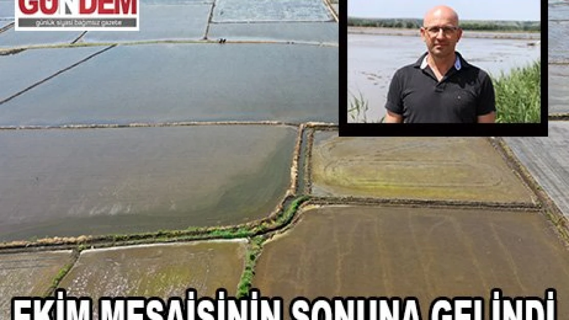 Ekim mesaisinin sonuna gelindi