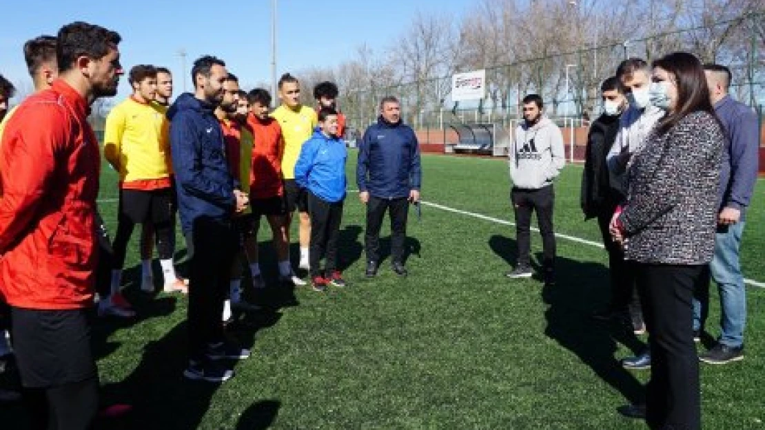 İba'dan Edirnespor'a moral dopingi