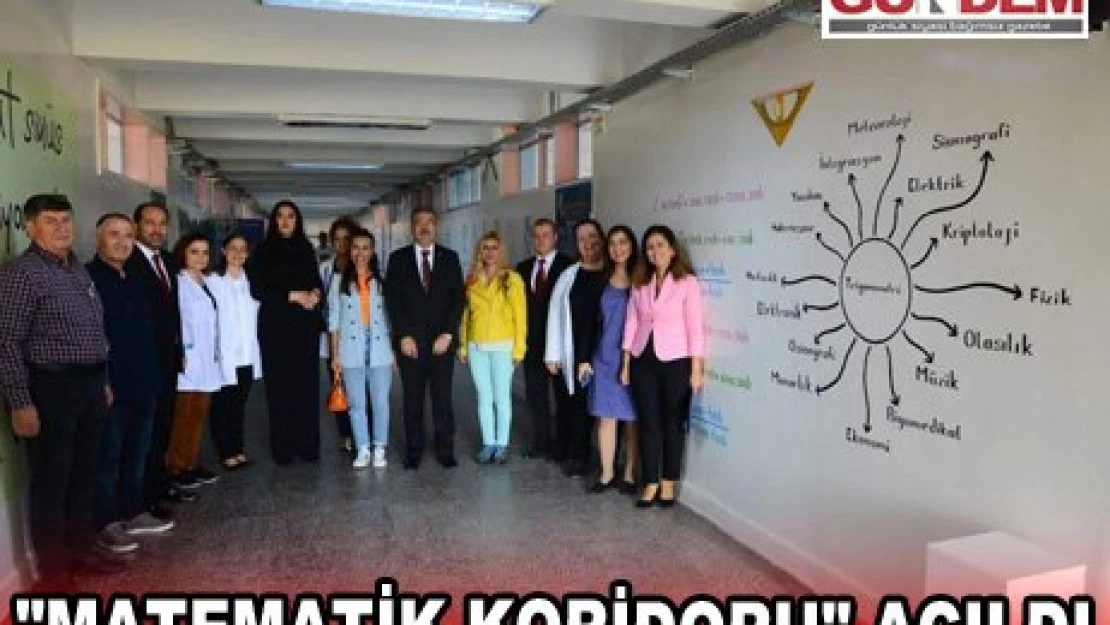 Matematik Seferberliği çalışmaları kapsamında 'Matematik Koridoru' açıldı