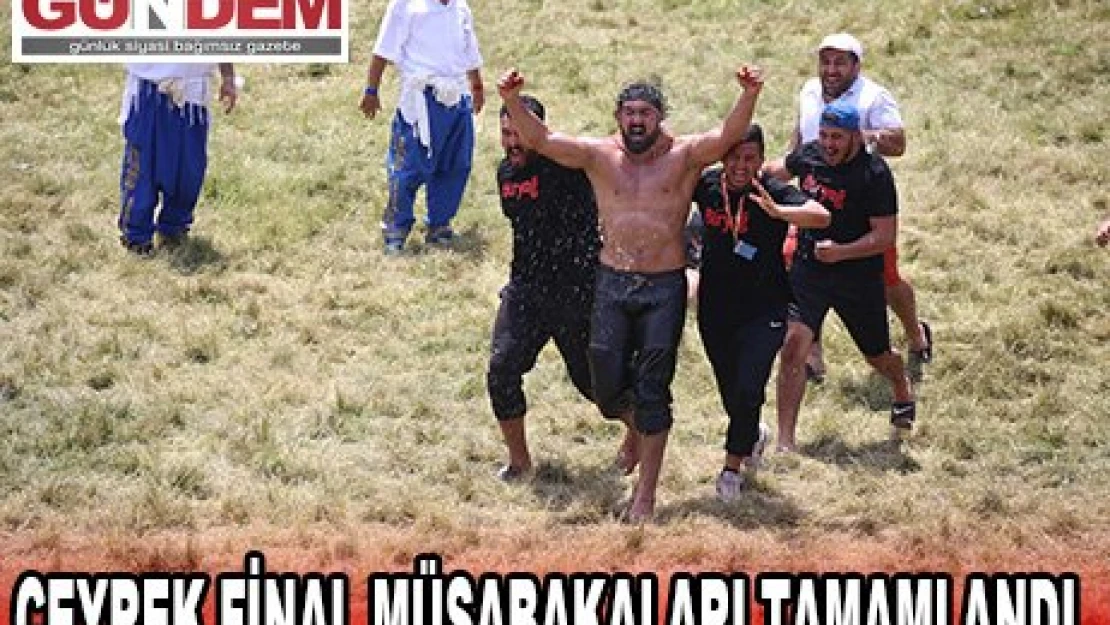 ÇEYREK FİNAL MÜSABAKALARI TAMAMLANDI