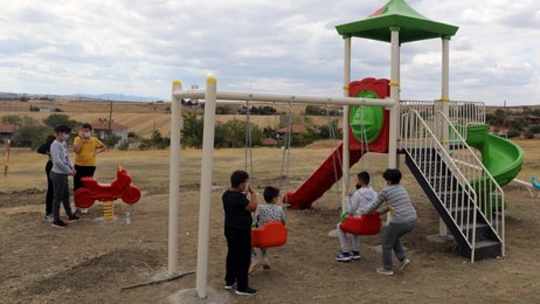 Köy çocuklarına park