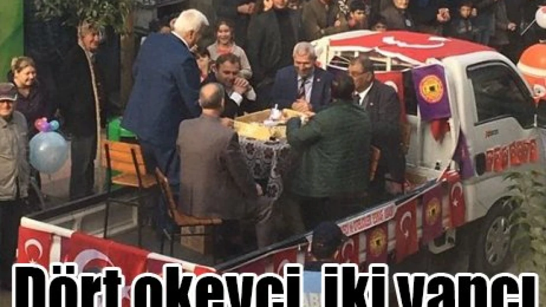 Dört okeyci, iki yancı