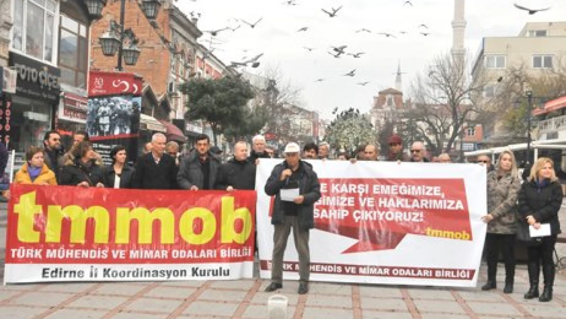 TMMOB'den tepki açıklaması