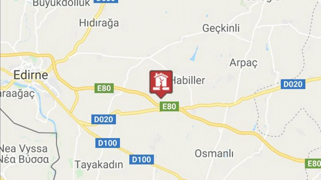 Edirne'de deprem