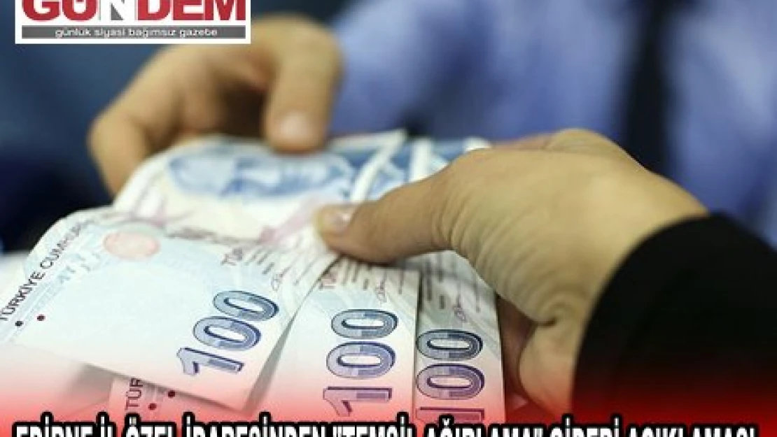 EDİRNE İL ÖZEL İDARESİNDEN 'TEMSİL AĞIRLAMA' GİDERİ AÇIKLAMASI