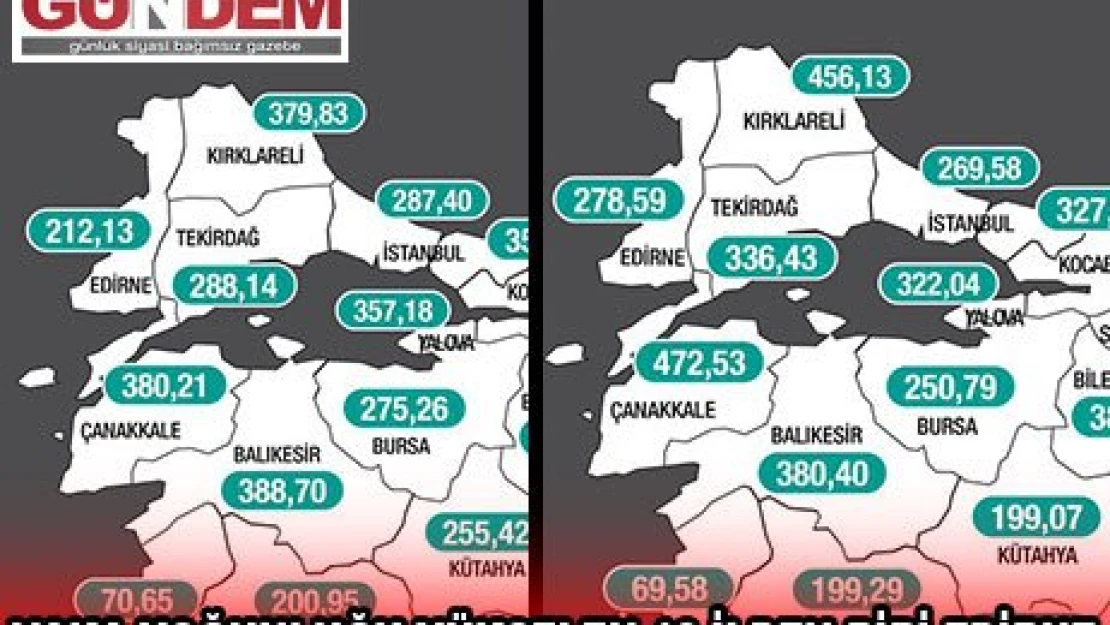 Vaka yoğunluğu yükselen 10 ilden biri Edirne