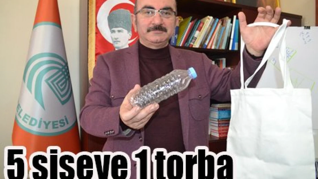 5 şişeye 1 torba