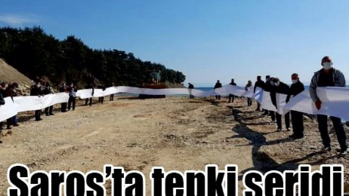 Saros'ta tepki şeridi