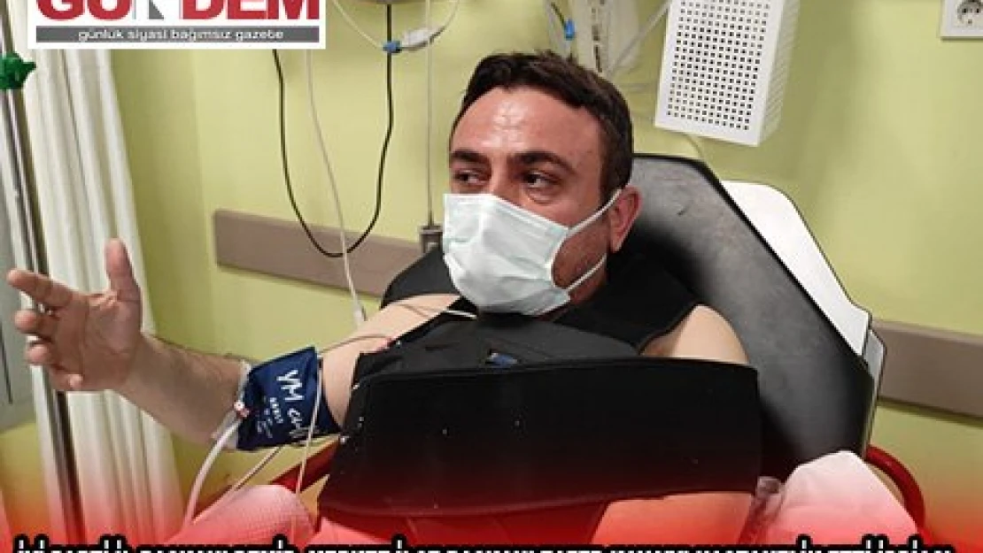 İYİ PARTİ İL BAŞKANI DEMİR, MERKEZ İLÇE BAŞKANI ZAFER KAYA'YI HASTANELİK ETTİ İDDİASI 