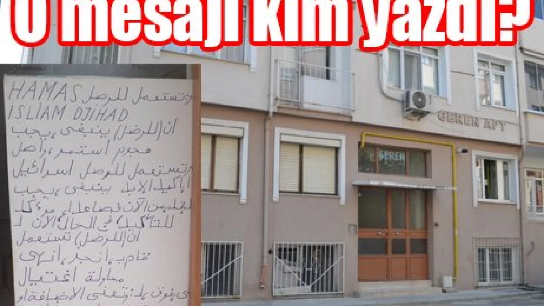 O mesajı kim yazdı?