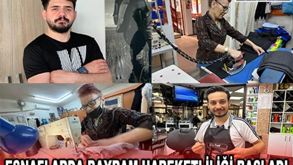 ESNAFLARDA BAYRAM HAREKETLİLİĞİ BAŞLADI 