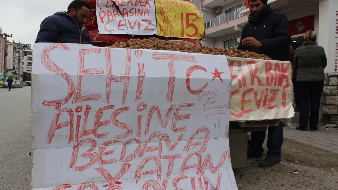 Şehit ailelerine ücretsiz ceviz