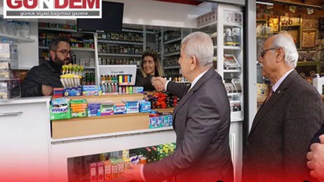 MHP'den esnaf ziyareti              