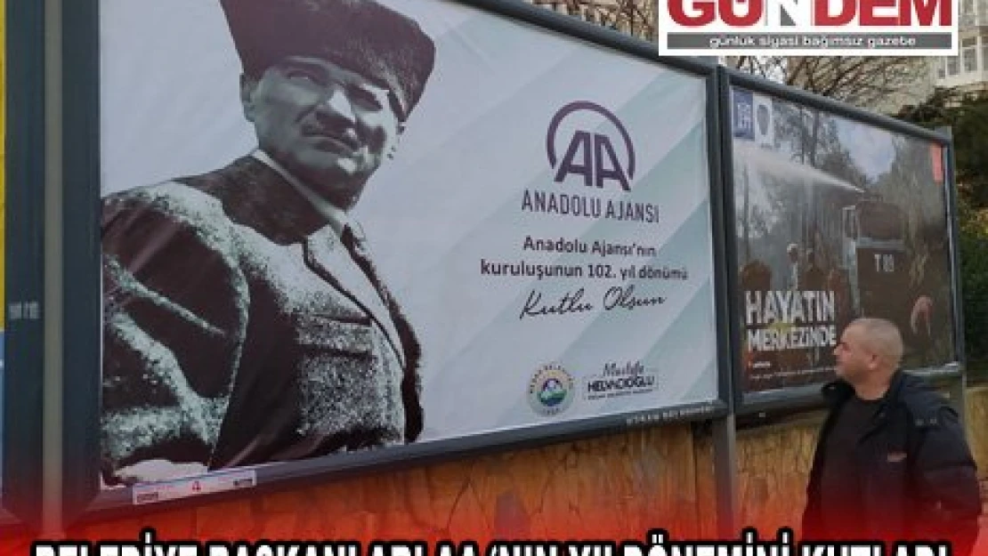 TRAKYADA BELEDİYE BAŞKANLARI AA '˜NIN YILDÖNEMİNİ KUTLADI 