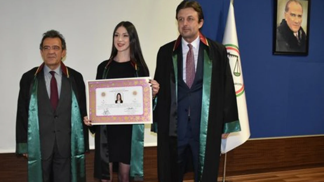 482'nci avukat yemin etti