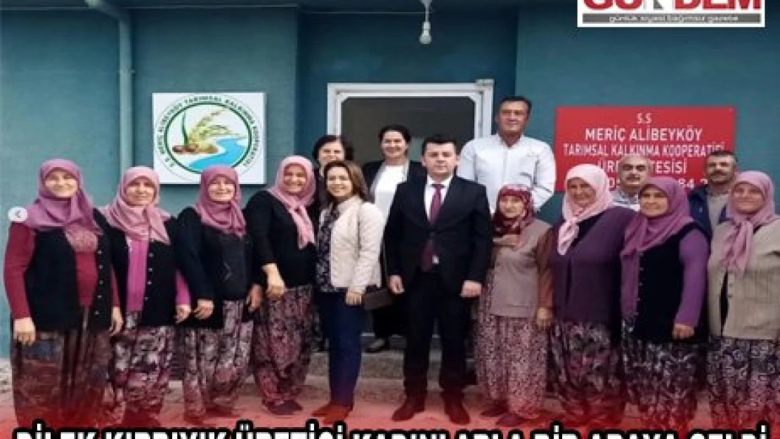 Dilek Kırbıyık üretici kadınlarla bir araya geldi