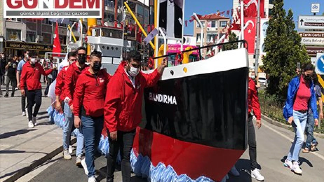 19 Mayıs Atatürk'ü Anma, Gençlik ve Spor Bayramı Çorlu ve Hayrabolu'da kutlandı