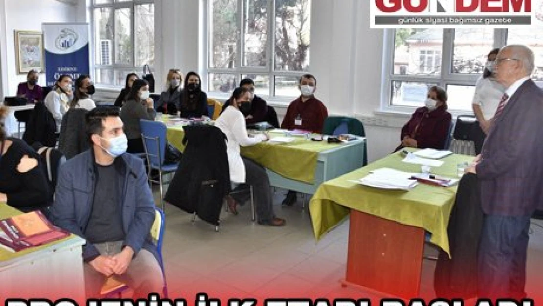 PROJENİN İLK ETABI BAŞLADI