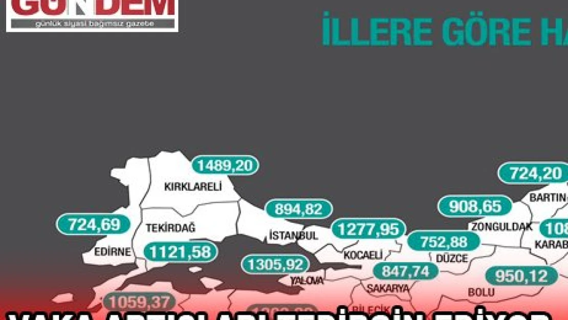 VAKA ARTIŞLARI TEDİRGİN EDİYOR
